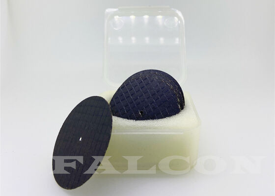 গুণ  Black Reinforced Dental Diamond Discs 0.7mm Cut off Grinding Wheel কারখানা