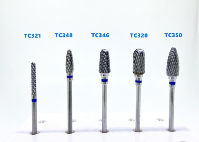 প্লাস্টার ধাতু চীনামাটির বাসন জন্য HP শ্যাঙ্ক Sintered ডায়মন্ড Bur Tungsten কার্বাইড Bur পলিশিং 0